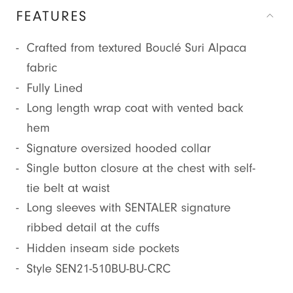 Sentaler Wrap Coat - Picture 14 of 16